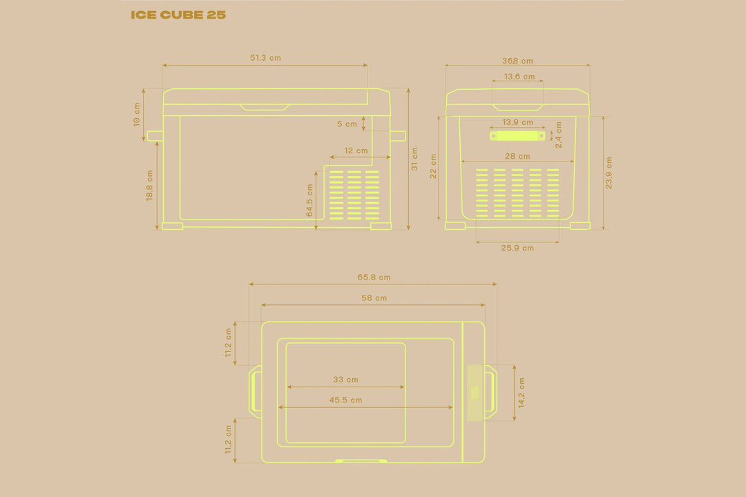 Maentum IceCube 25 – Kompressor-Kühlbox