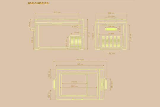 Maentum IceCube 25 – Kompressor-Kühlbox