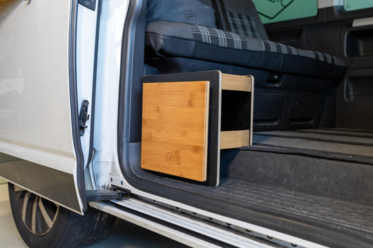 Sideboard mit Bambus Klapptisch