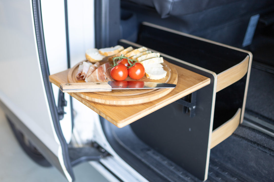 camper klapptisch Sideboard mit Bambus Klapptisch – Campermaker