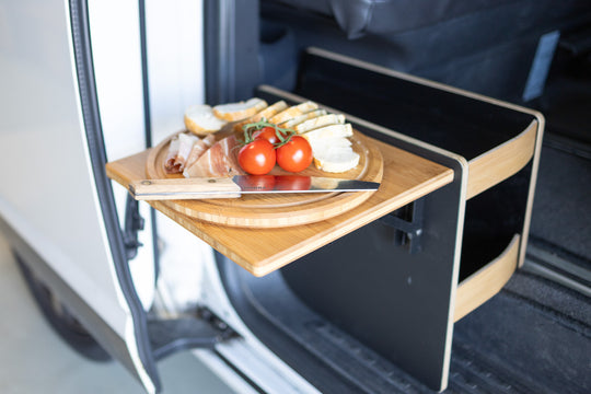 Sideboard mit Bambus Klapptisch
