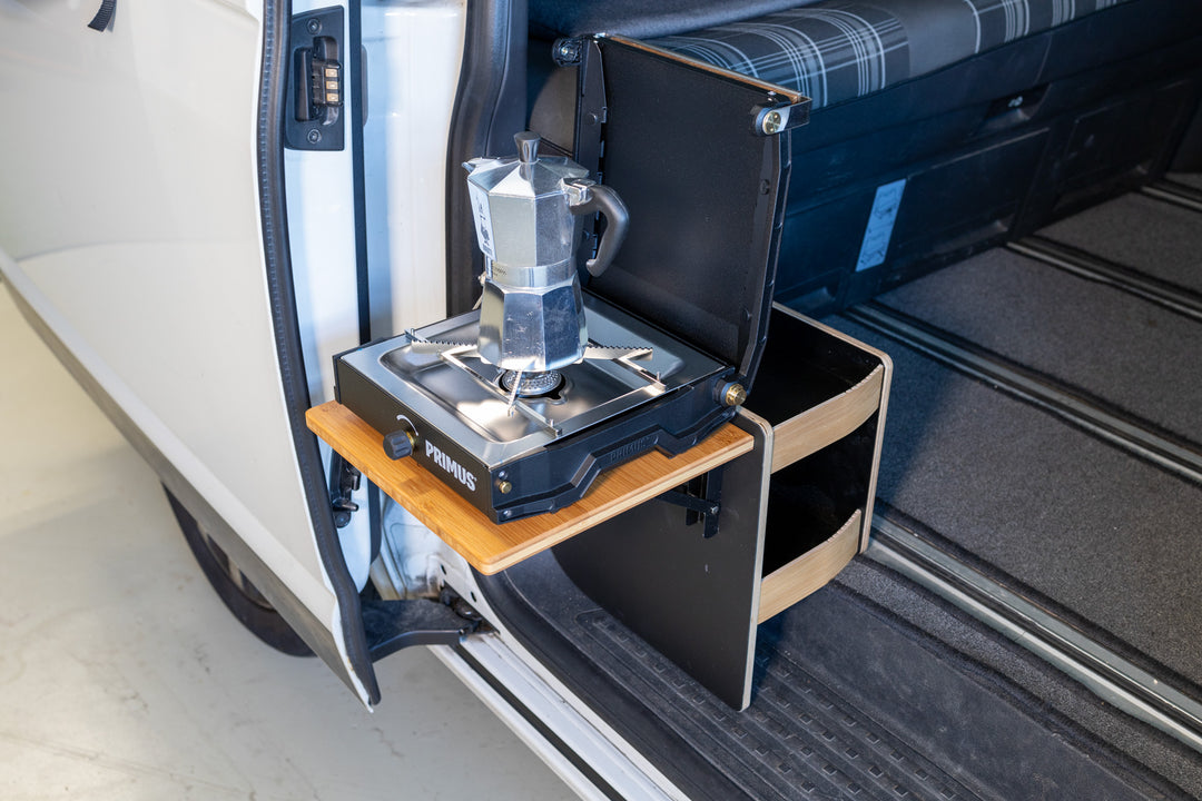 Sideboard mit Bambus Klapptisch