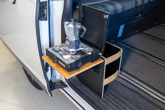 Sideboard mit Bambus Klapptisch