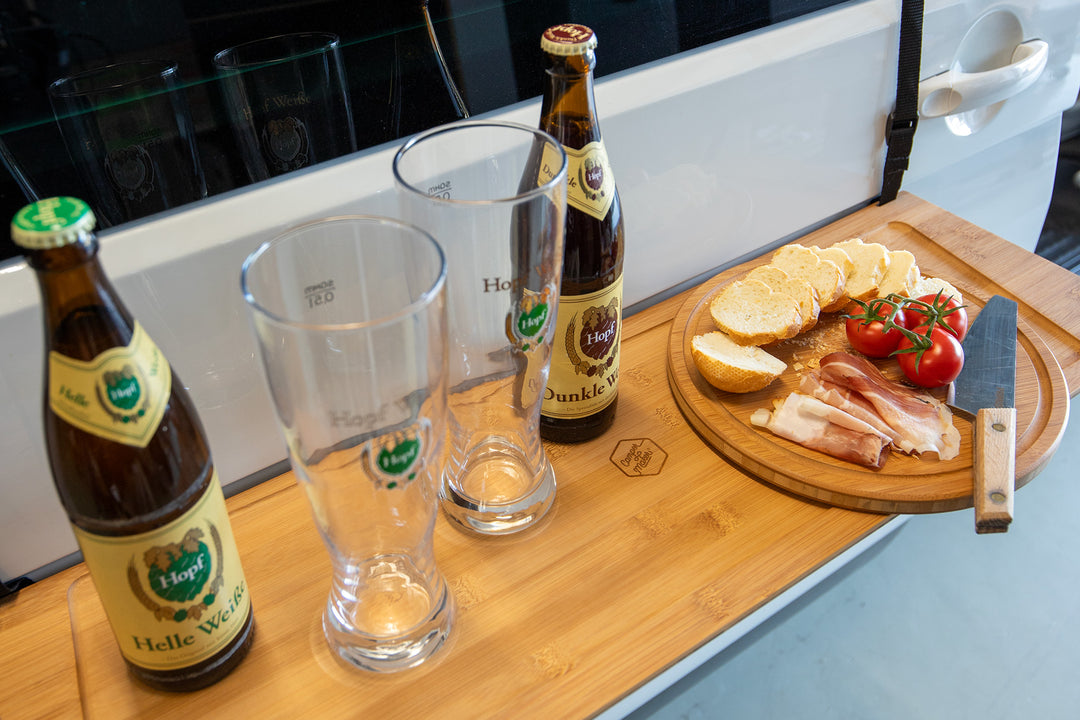 Bambus Schiebetür-Bar
