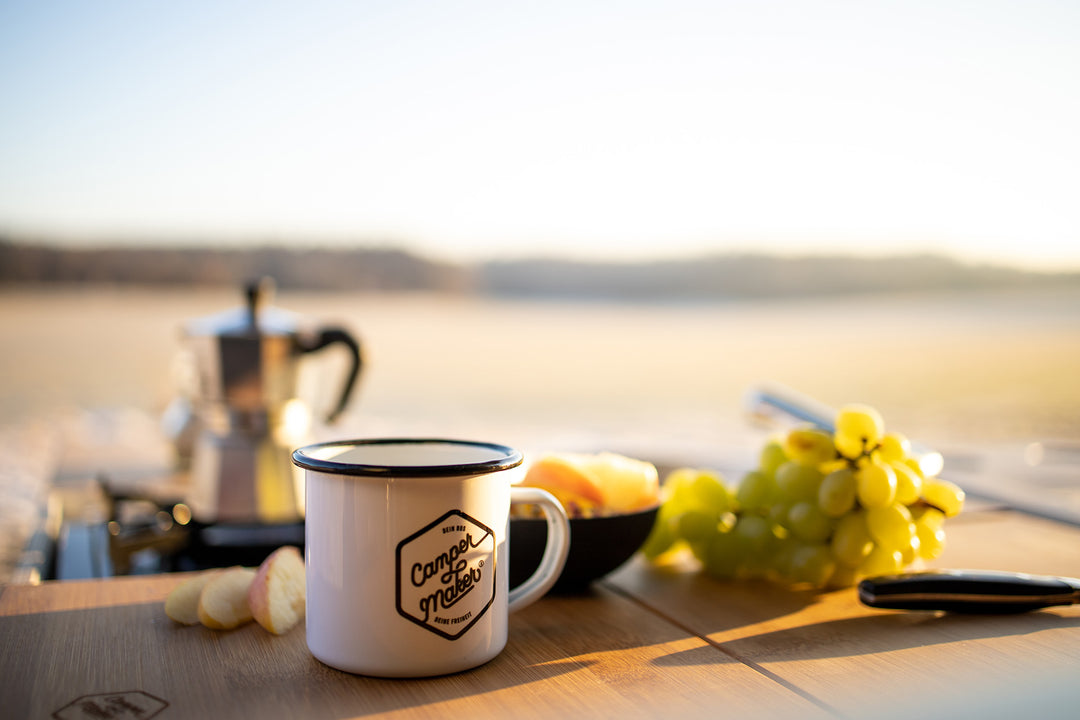Campermaker Retro Emailletasse