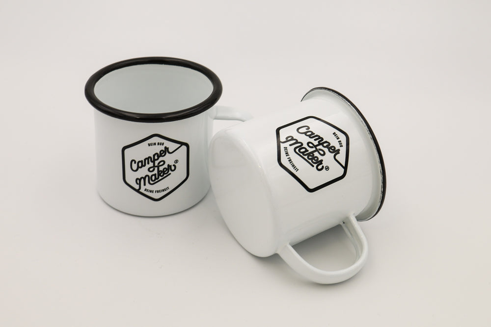 Campermaker Retro Emailletasse
