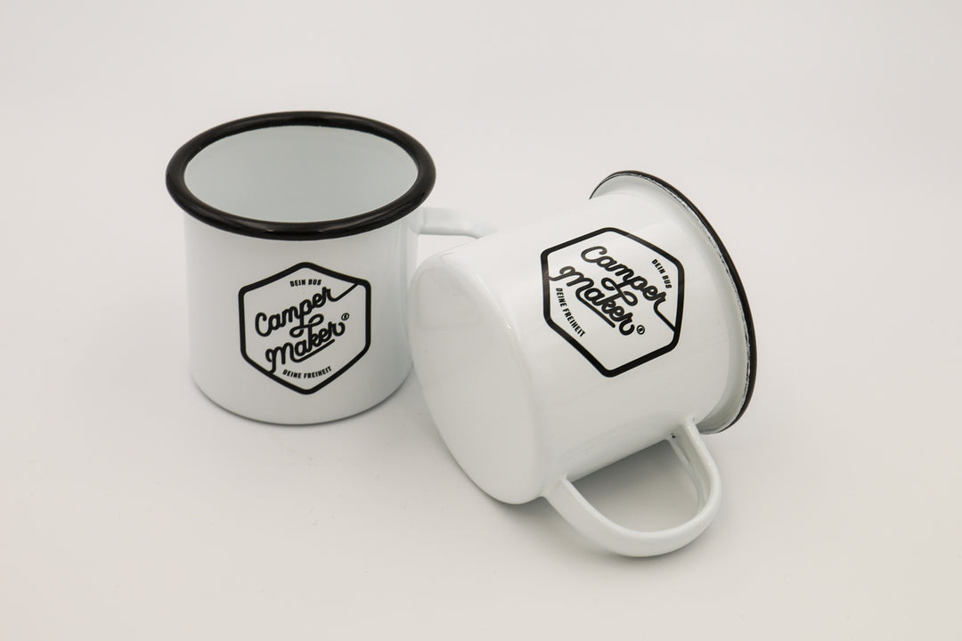 Campermaker Retro Emailletasse