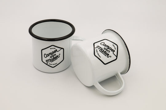 Campermaker Retro Emailletasse