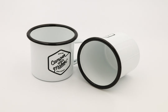 Campermaker Retro Emailletasse